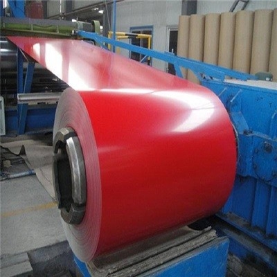 PE PVDF SMP G550 AZ70을 지붕으로 덮기 위한 빨간색 기채색 갈바륨 강철 코일