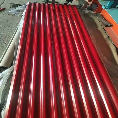 상가 건물을 위한 0.1-1.0mm 두께 PPGL 파형강 시트
