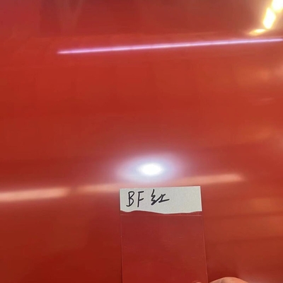 컬러 코팅 코일 사전 페인트 밸류움 스틸 코일 DC51D + AZ80 체리 빨간색 및 흰색