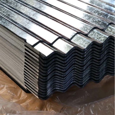 Dx51d GI 진크로 코팅 된 굴곡 철강 엽지  galvanized 굴곡 지붕 잎