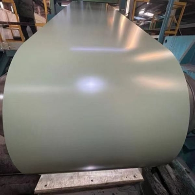 너비 600-1250mm 진크 코팅 40-275g 건축 재료에 대한 사전 페인트 된 Galvalume 강철 코일