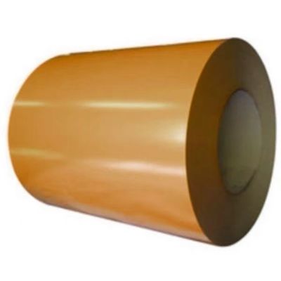 Z275 미리 칠한 진료 스틸 코일 / 잎 색상 코팅 스틸 핫 덤프 진료 스틸 코일