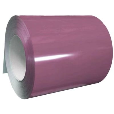 Z275 미리 칠한 진료 스틸 코일 / 잎 색상 코팅 스틸 핫 덤프 진료 스틸 코일