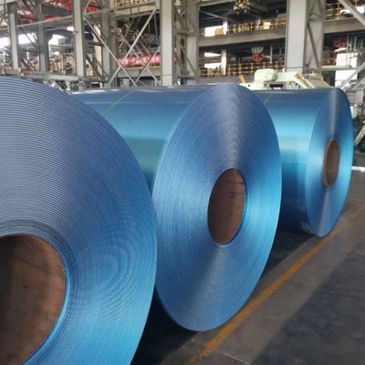 건축용 내구성이 뛰어난 55% 알루미늄-아연 방지 지문 갈바륨 강철 코일