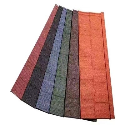 1340mm x 420mm 색깔 돌은 집을 위한 강철 기와/장을 입혔습니다