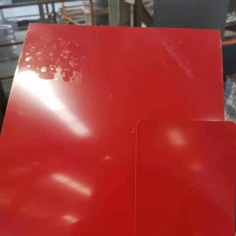 PVDF SMP 컬러 코팅 PPGI 스틸 코일 JIS G3322 ID 610MM