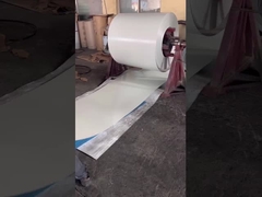 0.6mm 굴곡 철강 엽 지붕 잎을위한 흰색 & 녹색 SGCC