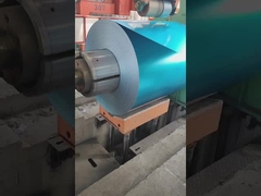 블루 갤발룸 스틸 스트립 썰기 과정