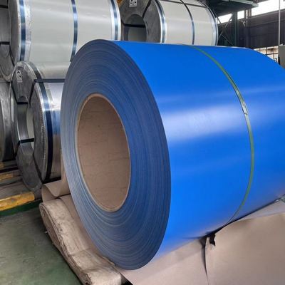 ASTM A755 전면 페인트 된 Galvalume 스틸 코일 PVDF 지붕 덮개